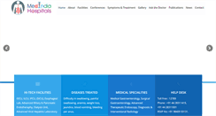 Desktop Screenshot of medindiahospitals.com